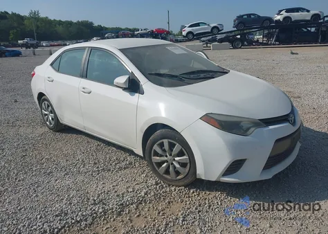 2016 Toyota Corolla Le z USA, uszkodzony, nr VIN 2T1BURHE0GC486214
